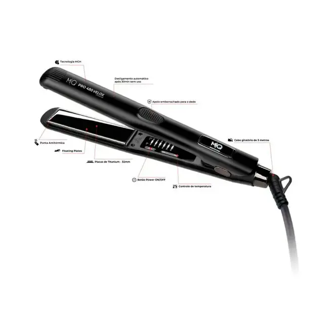 Prancha MQ Pro 480 Velox Titanium Bivolt