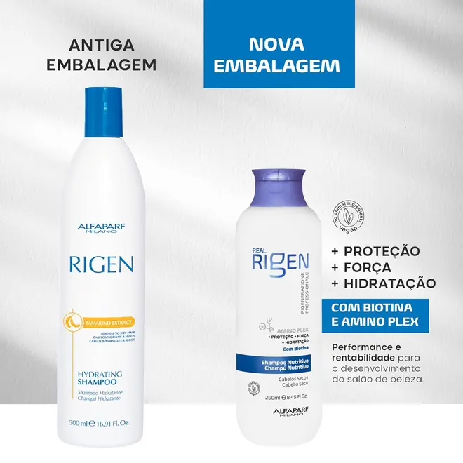 Shampoo Nutritivo Alfaparf Milano Real Rigen 250ml
