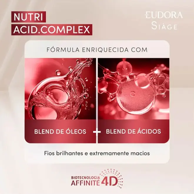 Óleo em Creme Eudora Siàge Nutri Acid Complex 100ml