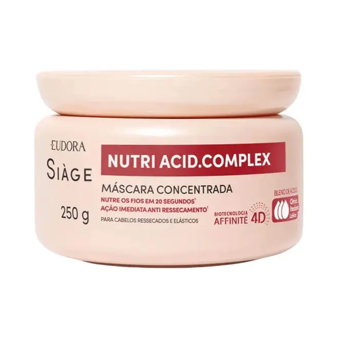 Máscara Capilar Eudora Siàge Nutri Acid Complex 250g