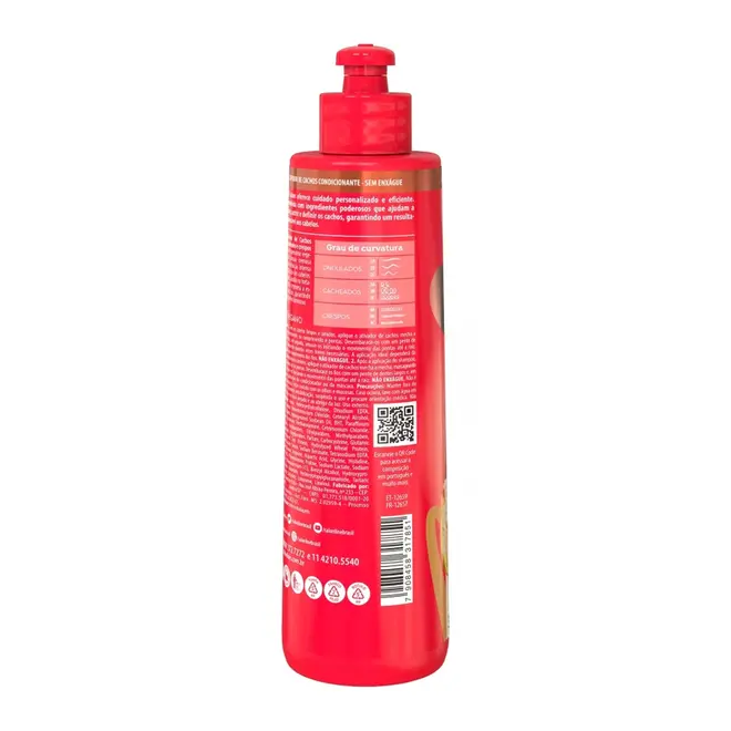 Ativador de Cachos Salon Line S.O.S Cachos Regarga de Queratina 300ml