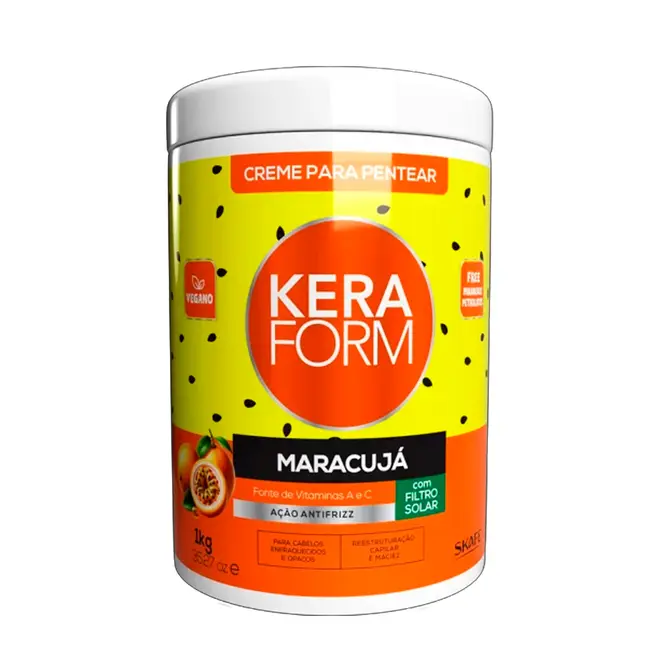 Creme para Pentear Keraform Maracujá 1kg