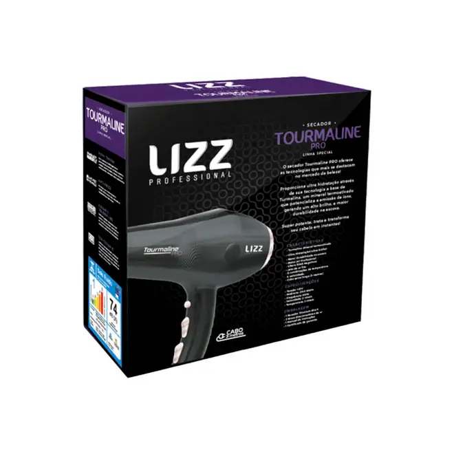 Secador de Cabelo Lizz Professional Tourmaline Pro 110V 2150W