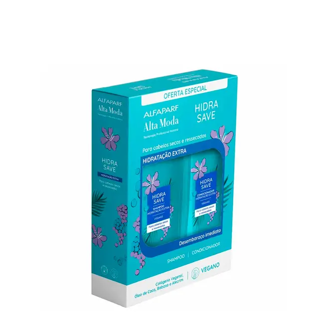 Shampoo e Condicinador Alta moda Hidra Save 300ml