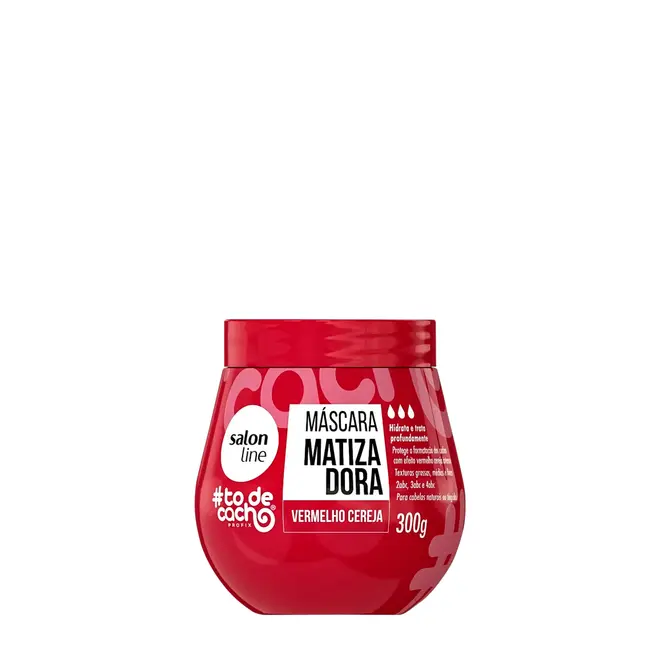 Máscara Matizadora Salon Line #todecacho Vermelho Cereja 300g