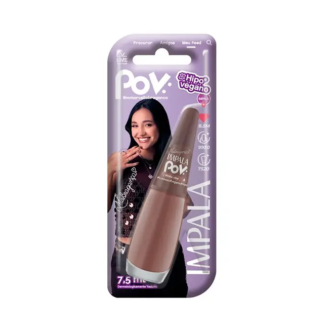 Esmalte Impala Cremoso Pov Minha Vibe 7,5ML