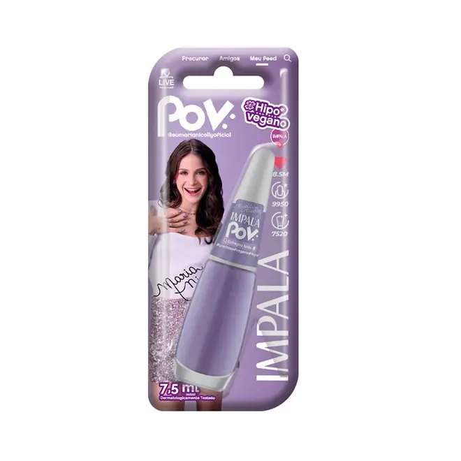 Esmalte Impala Cremoso Pov Entregou Tudo 7,5ml