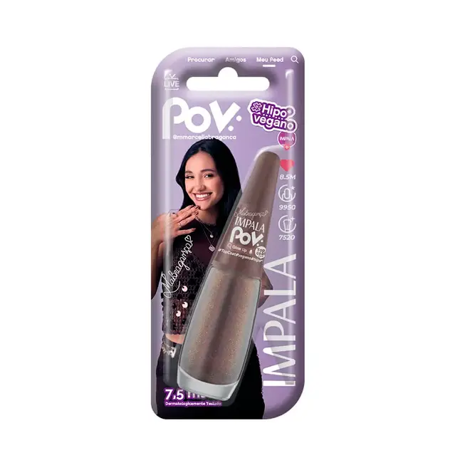 Esmalte Impala Top Coat Pov Glow Up 7,5ML