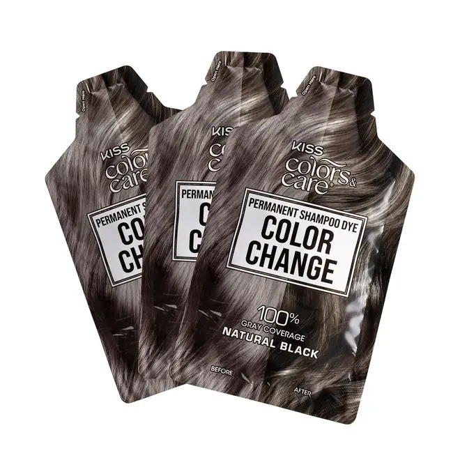 Shampoo Tonalizante Kiss New York Color Preto