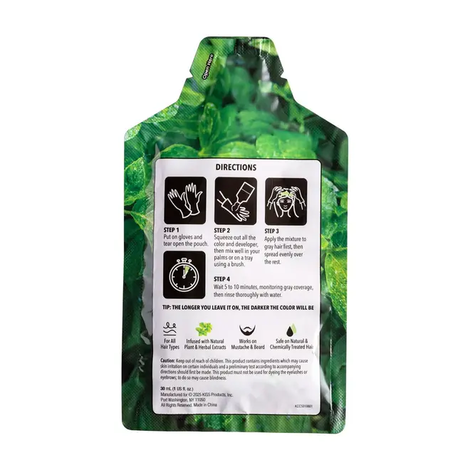 Shampoo Tonalizante Kiss New York Color Preto