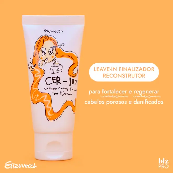 Máscara Capilar Elizavecca Colágeno e Ceramidas Cer-100 50ml