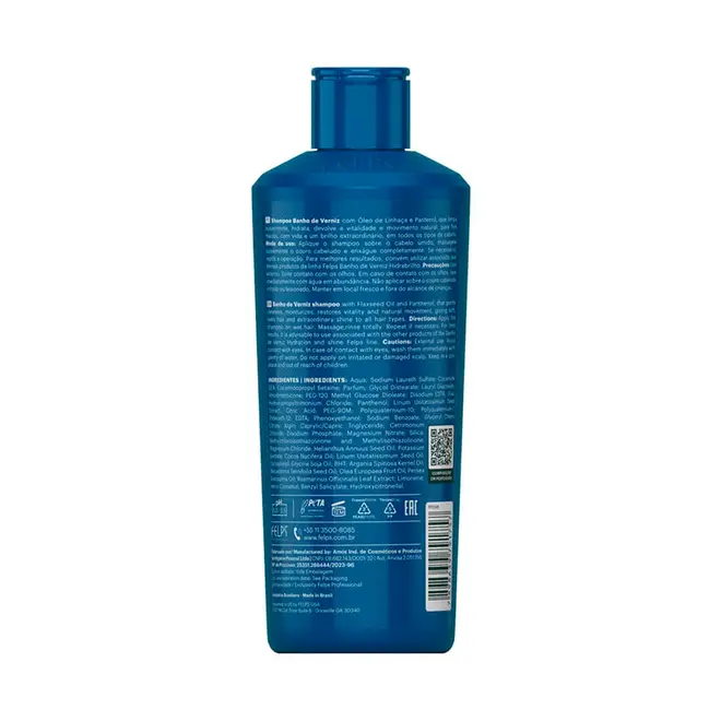 Shampoo Felps Professional Banho de Verniz 250ml