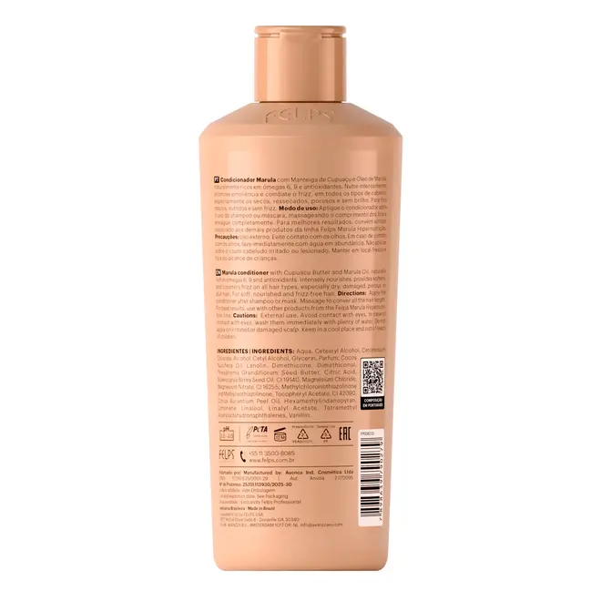 Condicionador Felps Professional Marula 250g