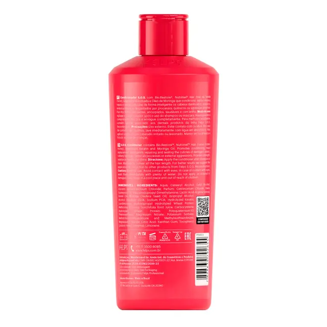 Condicionador Felps Professional S.O.S. Reconstrução 250ml
