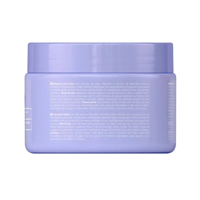 Máscara Matizadora Felps Professional Sou Loira 250ml