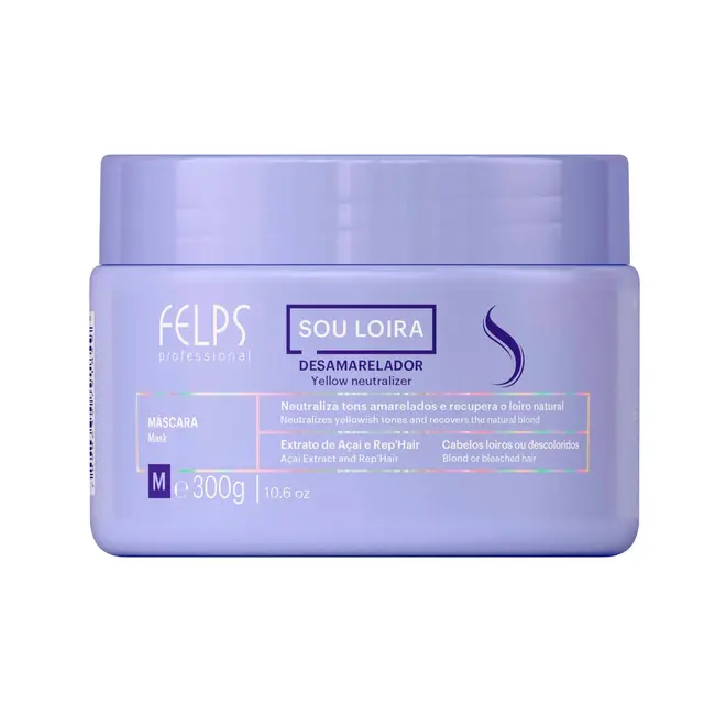 Máscara Matizadora Felps Professional Sou Loira 250ml