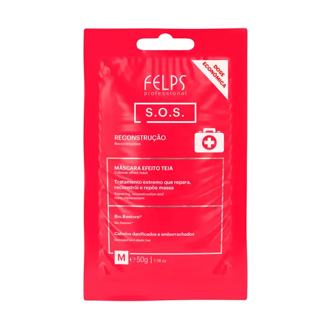 Máscara Capilar Felps Professional Reconstrução S.O.S. Sachê 50g