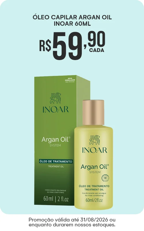 Promoção óleo Inoar 