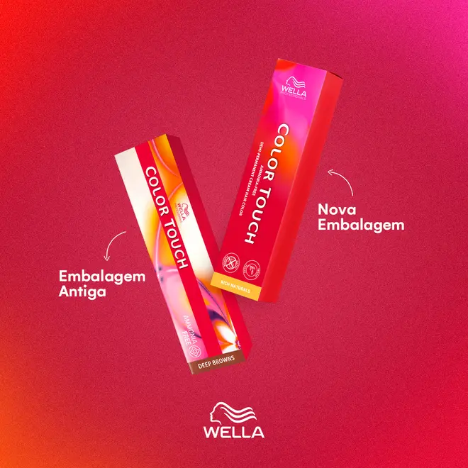 Tonalizante Wella Professionals Color Touch 55/07 Castanho Claro Intenso Natural Marrom Plus 60G