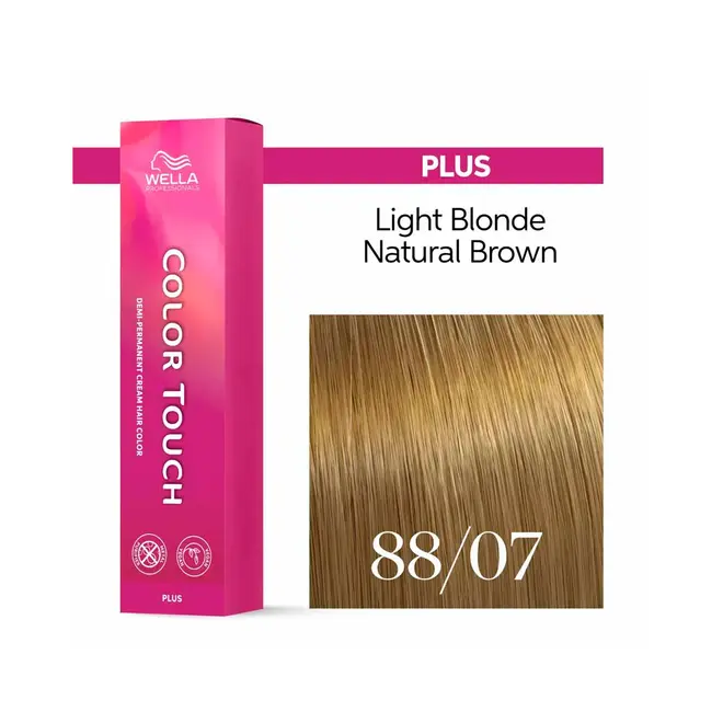 Tonalizante Wella Professionals Color Touch 88/07 Louro Claro Intenso Natural Marrom Plus 60G