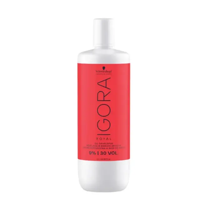 Água Oxigenada Cremosa Igora Royal 30 Volumes 1lt
