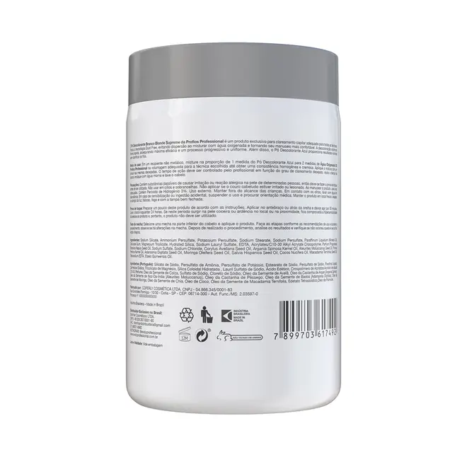 PO DESCOLORANTE PROFIOS BLOND SUPREME WHITE 300G
