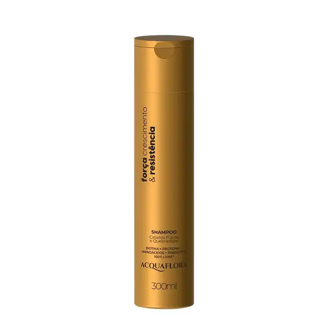 Shampoo Acquaflora Força, Crescimento & Resistência 300ml