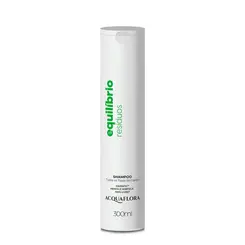 Shampoo Acquaflora Equilíbrio Resíduos Menta Hortelã 300ml