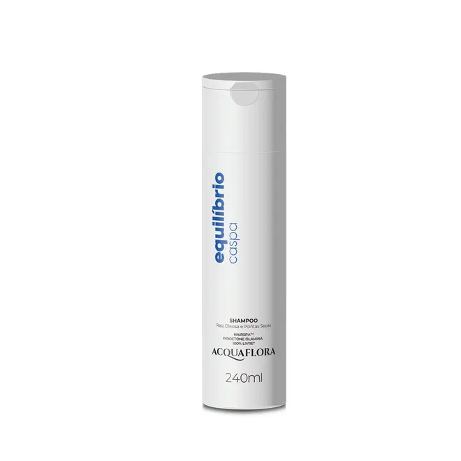 Shampoo Acquaflora Equilíbrio Caspa Raiz Oleosa Pontas Secas 240ml