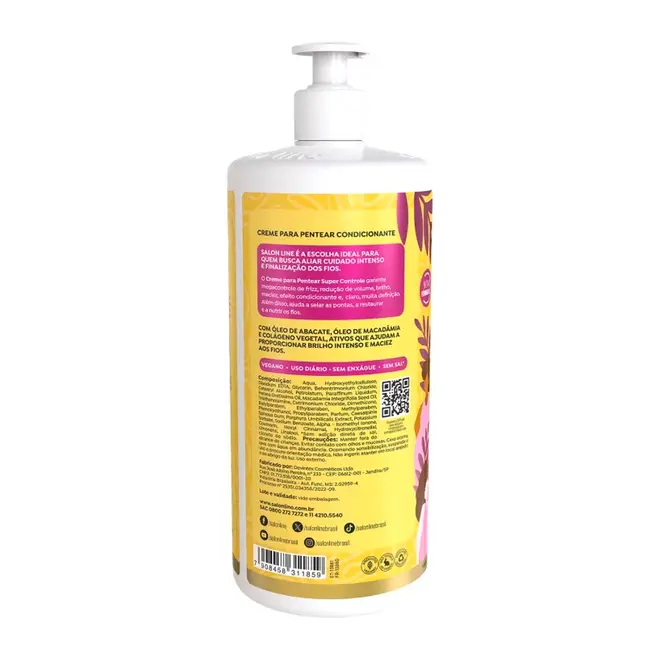 Creme para Pentear Salon Line Super Controle 1lt
