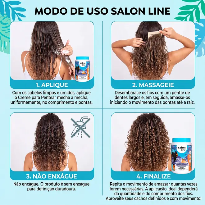 Creme para Pentear Salon Line Definição Natural 1kg