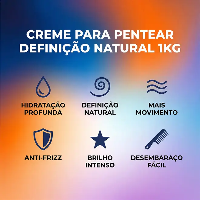 Creme para Pentear Salon Line Definição Natural 1kg