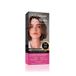 Coloração Permanente Alta Moda 7.17 Louro Mate Profundo 150g