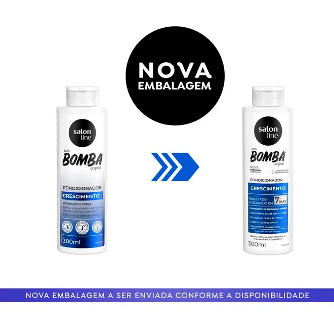 Condicionador Salon Line S.O.S Bomba Original 300ml