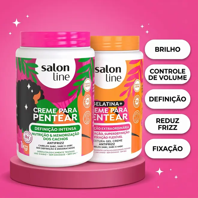 Creme para Pentear Salon Line Definição Intensa 1kg