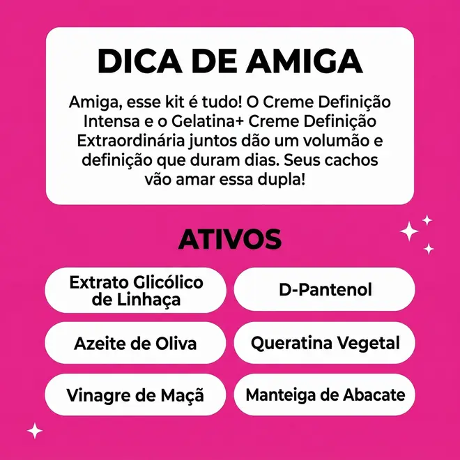 Creme para Pentear Salon Line Definição Intensa 1kg