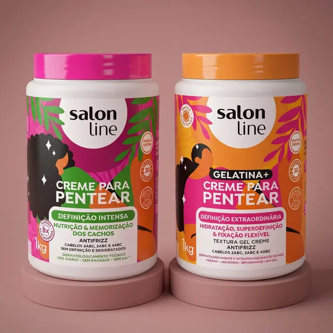 Creme para Pentear Salon Line Definição Intensa 1kg