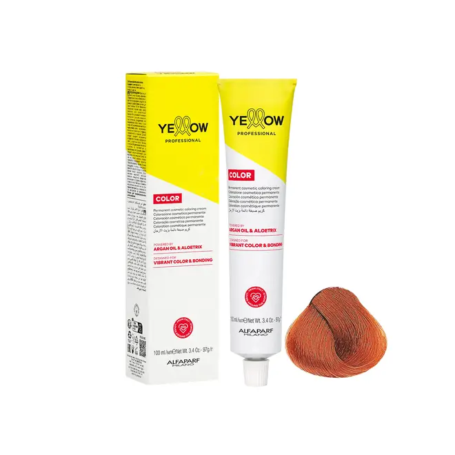 Coloração Permanente Yellow 9.4 Louro Clarissímo Cobre 60g