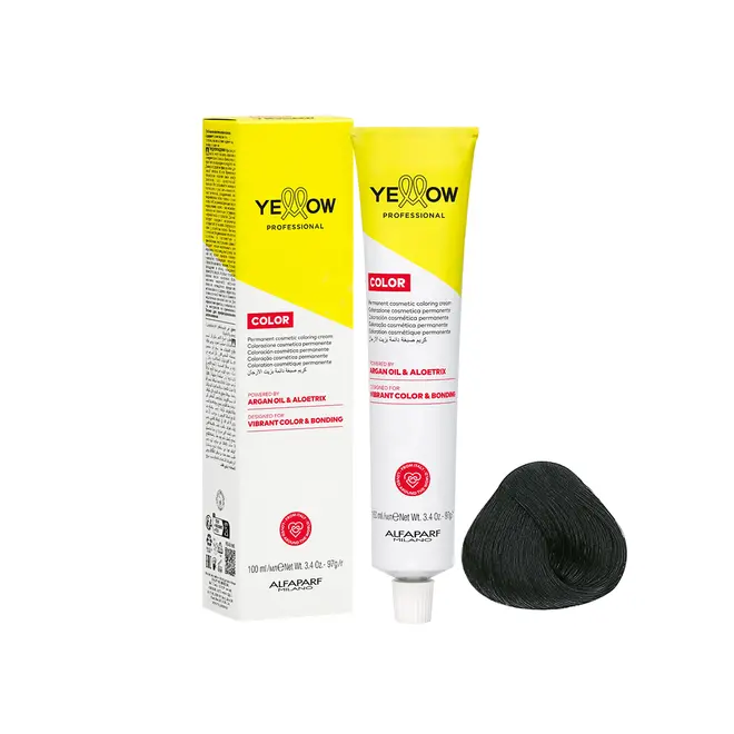 Coloração Permanente Yellow 1 Preto 60g