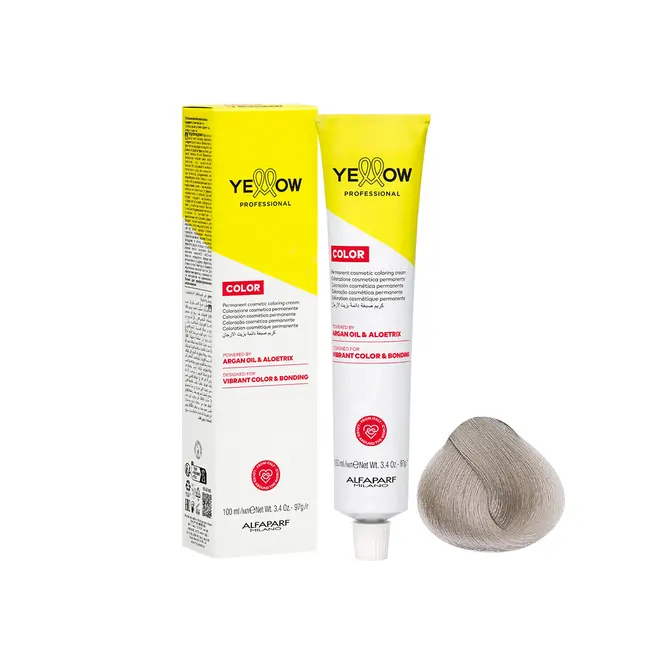 Coloração Permanente Yellow 11.11 Louro Platino Cinza Intenso 60g