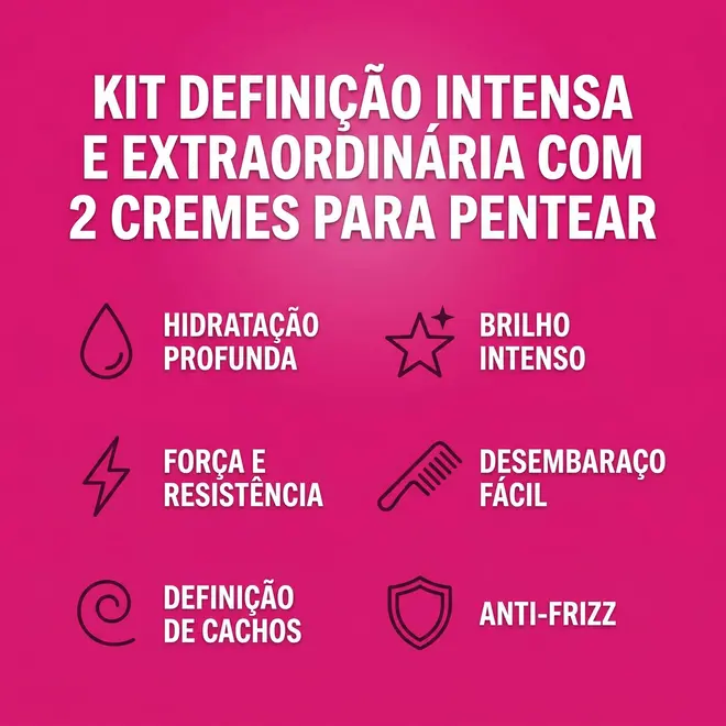 Creme para Pentear Salon Line Gelatina mais Definição Extraordinária 1kg