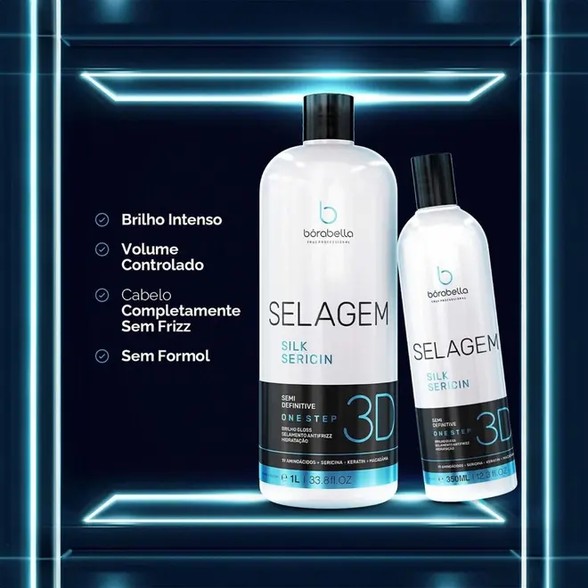 Selagem Térmica Borabella 3D Semi Definitiva Orgânica 1lt