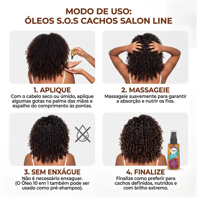 Óleo Salon Line S.O.S Multi Benefícios Poderosos 42ml