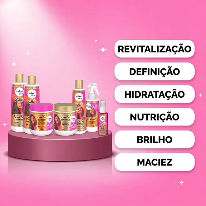 Acidificante Salon Line S.O.S Cachos De Repente Pronta! Antiporosidade 300ML