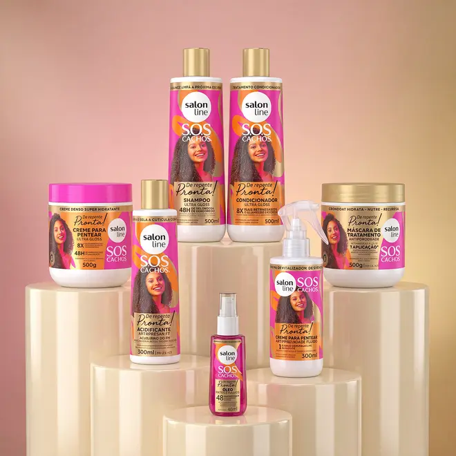 Óleo Capilar Salon Line S.O.S Cachos De Repente Pronta! 42ML