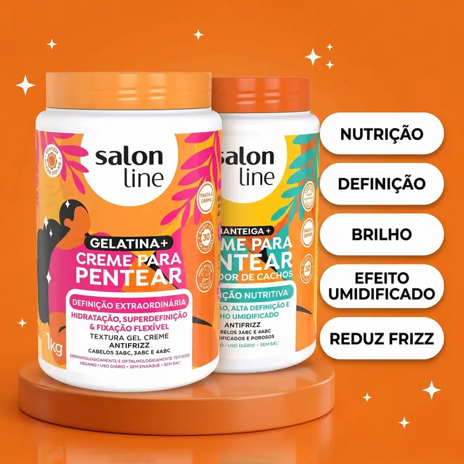 Creme para Pentear Salon Line Definição Nutritiva Definição Nutritiva 1kg