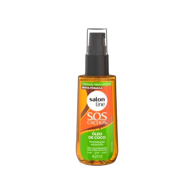 Óleo Salon Line S.O.S Cachos Óleo de Coco 42ml