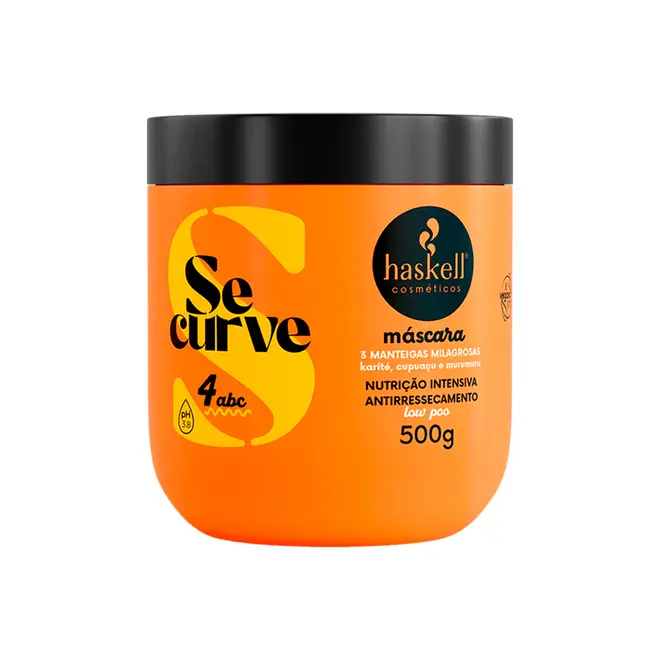 Máscara Capilar Haskell 3 Manteiga Se Curve  500ml