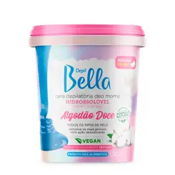 Cera Depilatória Depil Bella Hidrossolúvel Algodão 1,300g