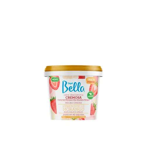 Cera Depilatória para Micro-Ondas Depil Bella Merengue 100g